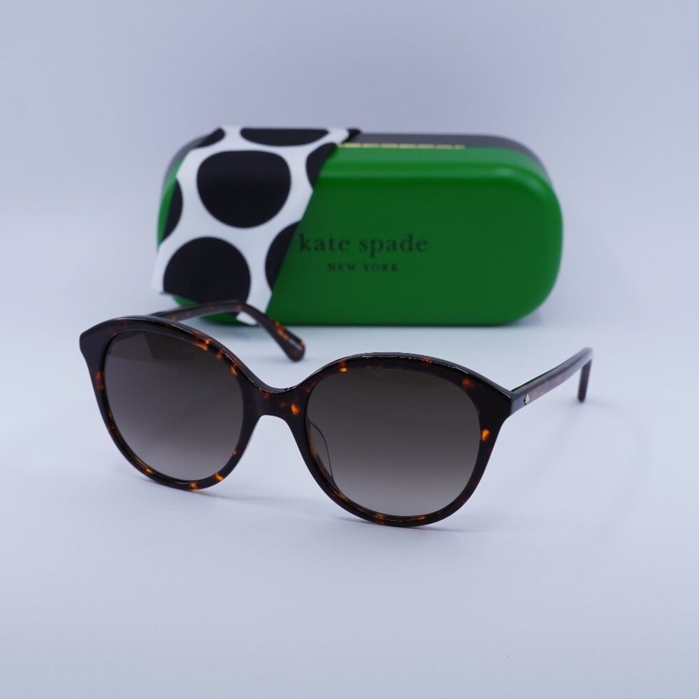 Kate Spade BRIA/G/S 0086 HA Round Sunglasses - Havana/Brown